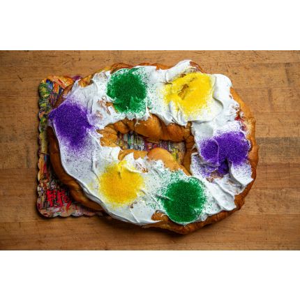 Cream Cheese Filled King Cake