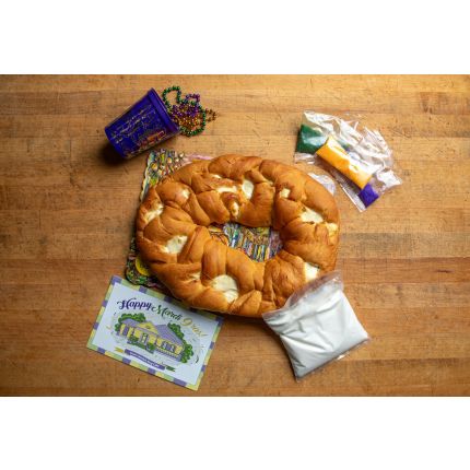 Cream Cheese Filled King Cake