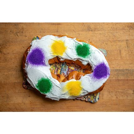 Traditional Mardi Gras King Cake